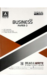A/L Business Studies Paper - 3 (Topical)  Article No. 139